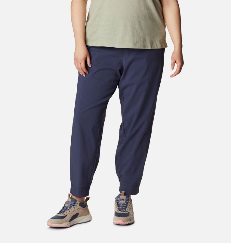 Women\'s Columbia On The Go Jogger Navy | Plus Size CA-M4130